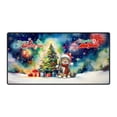 thumbnail image 1 of Merry Christmas and Happy New Year Santa Maine Coon Holiday Xmas Winter 2025 Desk Mat Full Keyboard Mouse Pad Cat Lover Kitten Owner Gifts Large Mousepad - 00024, 1 of 5