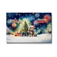 thumbnail image 1 of Merry Christmas and Happy New Year Santa Maine Coon Holiday Xmas Winter 2025 Horizontal Matte Canvas Poster Cat Lover Kitten Owner Gifts Wall Art Home Decor - 00024, 1 of 5