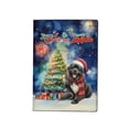 thumbnail image 1 of Merry Christmas and Happy New Year Santa Newfoundland Holiday Xmas Winter Travel Passport Wallet Newfie Dog Lover Gifts PU Leather Passport Holder Cover - 00024, 1 of 5