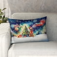 thumbnail image 1 of Merry Christmas and Happy New Year Santa Rhodesian Ridgeback Holiday Xmas Winter 2025 Pillowcase Double Sided Ridgebacks Dog Lover Gifts Pillow Case Covers - 00024, 1 of 3