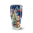 thumbnail image 1 of Merry Christmas and Happy New Year Santa Shiba Inu Holiday Xmas Winter 30oz Stainless Steel Tumbler Insulated Cup with Lid Shibas Dog Lovers Gifts Idea - 00024, 1 of 5