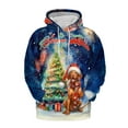 thumbnail image 1 of Merry Christmas and Happy New Year Santa Vizsla Holiday Xmas Winter All Over Print 3D Hoodie Unisex Merch Hoodies Vizslas Dog Lover Gifts Idea - 00024, 1 of 6