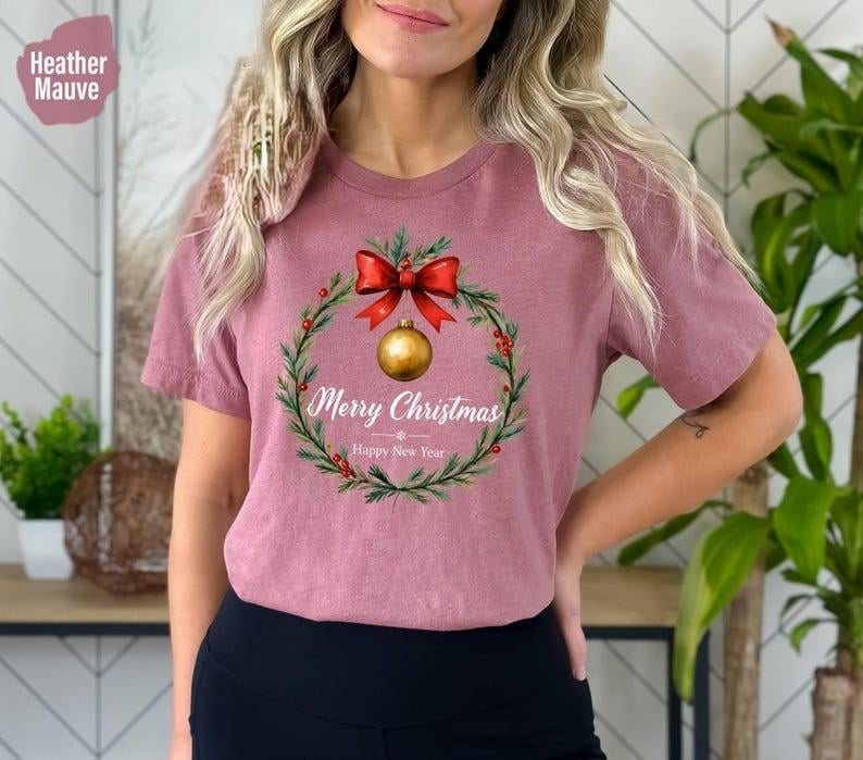Merry Christmas Happy New Year T. 2025 s. Holiday New Year T s