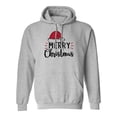 thumbnail image 1 of Merry Christmas Hat Adult Hooded Sweatshirt, 1 of 3