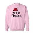 thumbnail image 1 of Merry Christmas Hat Crewneck Sweatshirt, 1 of 3