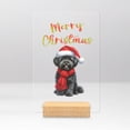 thumbnail image 1 of Merry Christmas Havanese Enjoys Woofmas Winter Xmas Holiday Acrylic Plaque Sign Ashwood Base Havanese Dog Lover Gifts Idea Home Desk Decor - 02022, 1 of 5