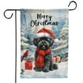 thumbnail image 1 of Merry Christmas Havanese Enjoys Woofmas Winter Xmas Holiday Garden Flag 12x18in Double Sided Havanese Dog Lover Gifts Idea Outdoor Decor - 02022, 1 of 5