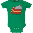 thumbnail image 1 of Merry Christmas Hippo Hippopotamus Cute Soft Baby One Piece Kelly Green 12-18 M, 1 of 1
