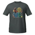 thumbnail image 1 of Merry Christmas Holiday Love Lights Plaid Shirt T-Shirt (Dark Heather, S), 1 of 2