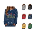 thumbnail image 1 of Merry Christmas Holiday Sweatshirts for Women 2025 Long Sleeve Crewneck Christmas Tree Graphic Sweatshirt Pullover Tops, 1 of 5