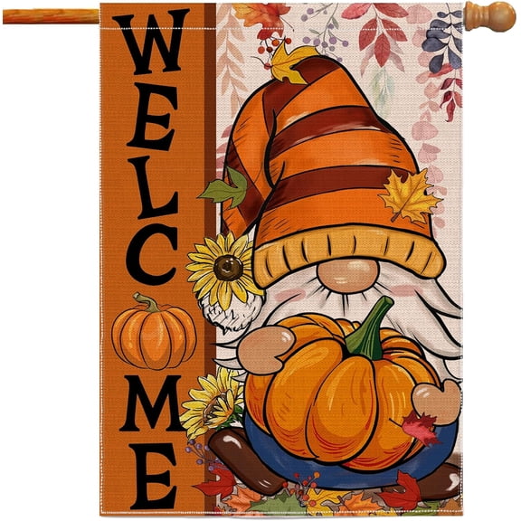 Merry Christmas House Flag, Christmas Trees Flag 28x40 Double Sided Red Outdoor Decorations, Winter Trees Holiday Decor Welcome Burlap House Flag Rustic Outdoor Farmhouse Xmas for Porch