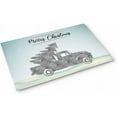 Merry Christmas Indoor Doormat Front Door Mat Xmas Tree Truck Gradient