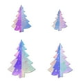 thumbnail image 1 of Merry Christmas Iridescent Xmas Tree Ornament Table Decoration Holiday Party Decoration, 1 of 9