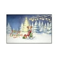 thumbnail image 1 of Merry Christmas Jack Russell Terrier Snowy Winter with Gifts Tree Decorations Indoor Rug Parson Jack Dog Lover Carpet Living Bed Room Sofa Home Decor - 12020, 1 of 5
