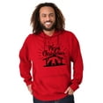 thumbnail image 1 of Merry Christmas Jesus Nativity Scene Unisex Plus Fleece Graphic Hoodie Brisco Brands 2X, 1 of 3