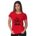 thumbnail image 1 of Merry Christmas Jesus Nativity Scene Womens Slim Fit Graphic Tee Brisco Brands L, 1 of 5