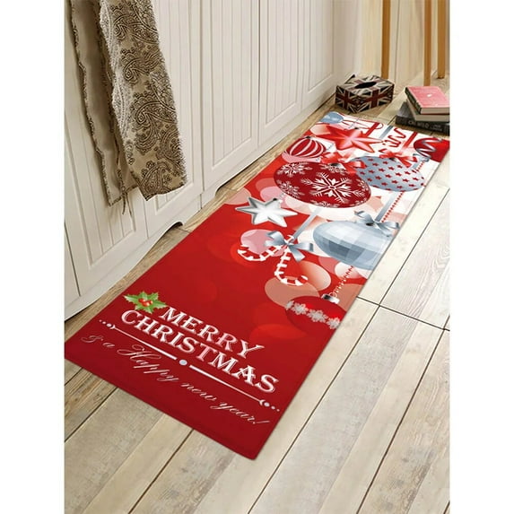 Merry Christmas Kitchen Carpet snowman Patterns Home Entrance Doormat Floor Mats Carpets for Living Room Bathroom Mat Rugs