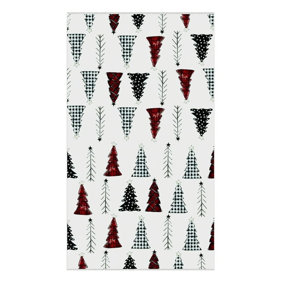 Merry Christmas Kitchen Towels – 19x16 Inch Soft Polyester Dish Towels for Cooking & Baking – Absorbent Tea Towels with Holiday Print for Drying Dishes, Decorating Tables & Gifting