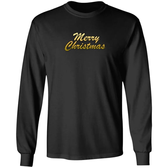Merry Christmas LS Ultra Cotton Tee Shirt