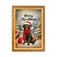 thumbnail image 1 of Merry Christmas Labrador Retriever Enjoys Woofmas Winter Xmas Holiday Acrylic Plaque with Wood Photo Frame Box Lab Dog Lover Gifts Light Box - 02022, 1 of 5