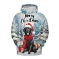 thumbnail image 1 of Merry Christmas Labrador Retriever Enjoys Woofmas Winter Xmas Holiday All Over Print 3D Hoodie Unisex Merch Hoodies Lab Dog Lover Gifts - 02022, 1 of 6