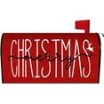 thumbnail image 1 of Merry Christmas Mailbox Cover 21x18 Inch, Christmas Post Letter Box Covers, New Year Holiday Xmas Magnetic Waterproof Mail Wraps for Outdoor Yard Garden Standard Mailbox Decor, 1 of 6
