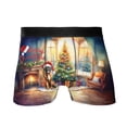 thumbnail image 1 of Merry Christmas Mastiff Santa Hat Xmas Tree Winter Holiday All Over Print Boxer Briefs Underwear for Men Dad Mastiffs Dog Lover Gifts Idea - 01013, 1 of 6