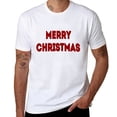 thumbnail image 1 of Merry Christmas Men Short-Sleeve T-Shirt Novelty Graphic Tees Fashion Crew Neck T Shirt Cotton Tops, 1 of 10