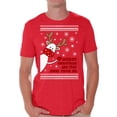 thumbnail image 1 of Merry Christmas Men T Shirts New Year 2021 Happy Holidays Shirt for Men Funny Deer Top Xmas Gifts Xmas 2020 Outfit Cute Reindeer Shirt for Men Christmas Tee for Him Stay Away From Me T-Shirt, 1 of 4