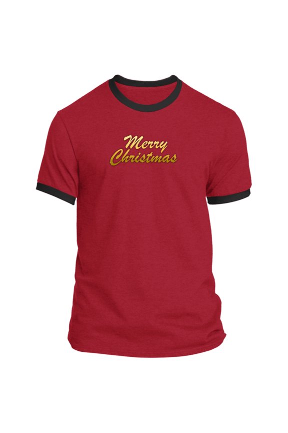 Merry Christmas Men’s Ringer Tee