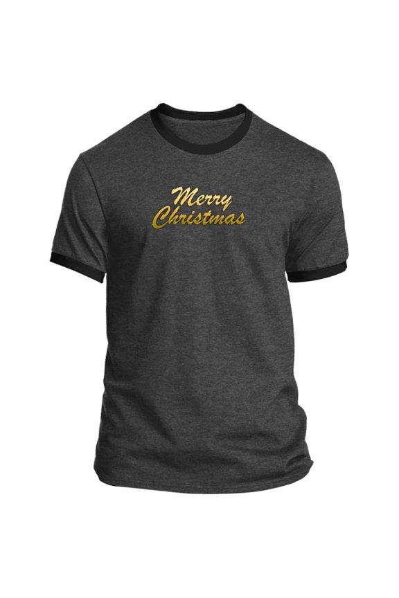 Merry Christmas Men’s Ringer Tee