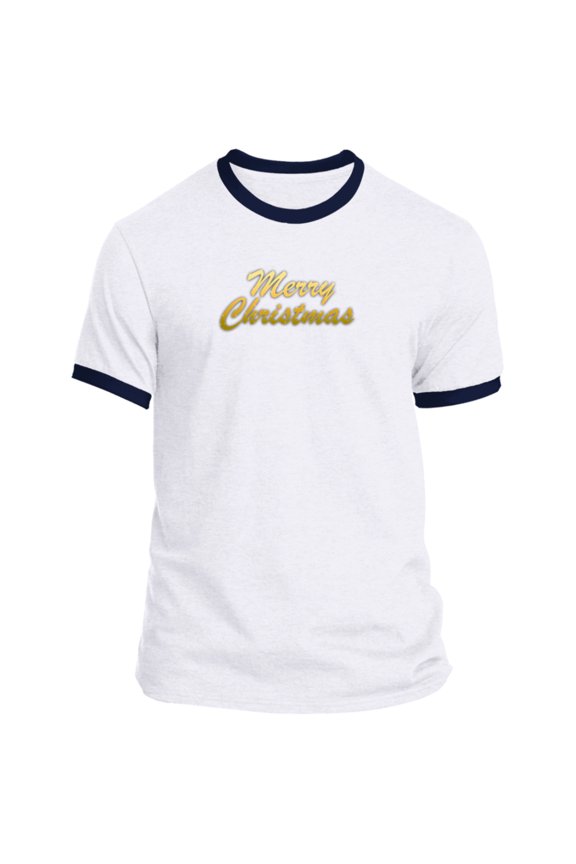 Merry Christmas Men’s Ringer Tee