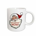 thumbnail image 1 of 3drose, Merry Christmas Mom- Funny Laughing Santa Design, 15oz Mug, 1 of 6