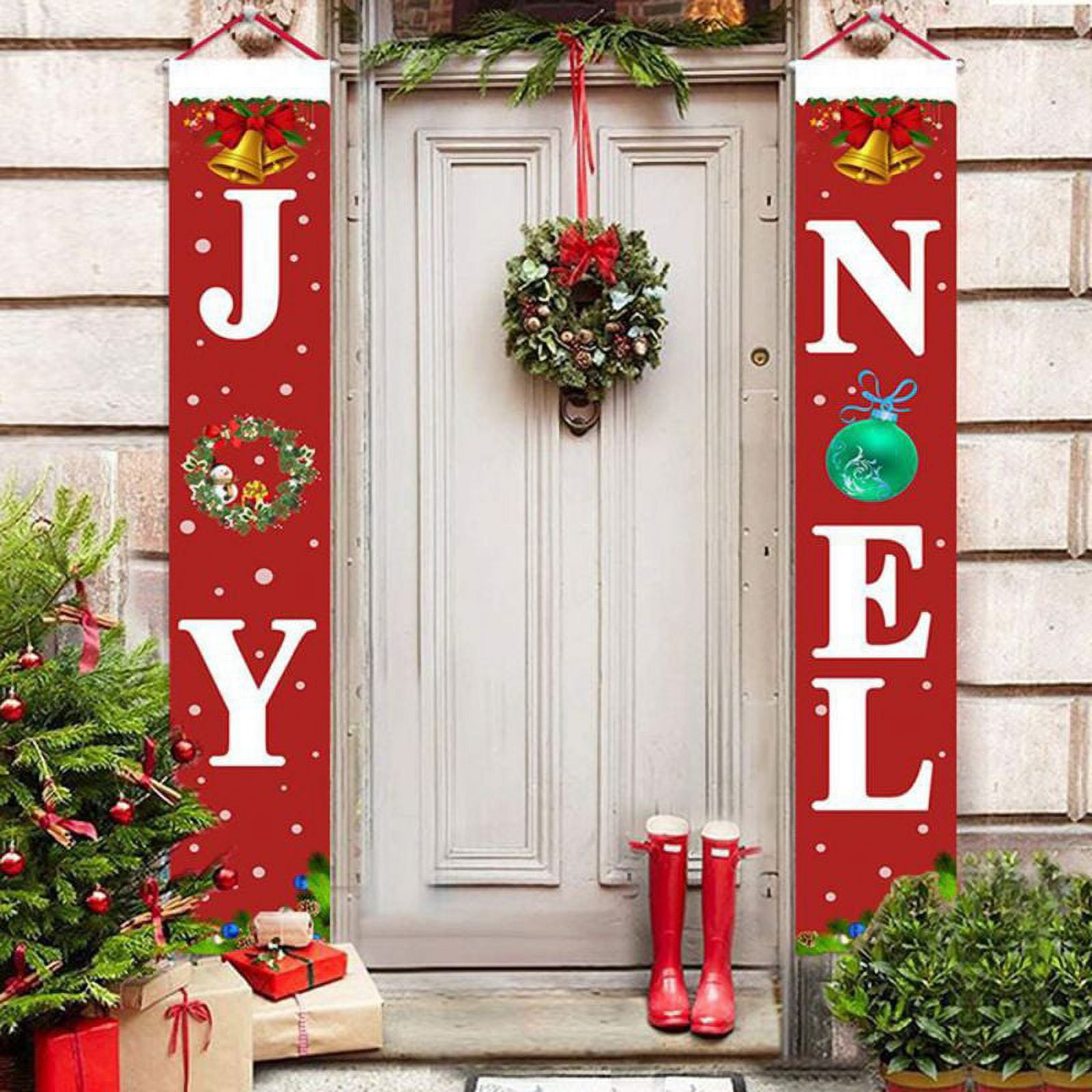 Merry Christmas New Year Decor Banners,For Outdoor Indoor ...