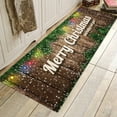 thumbnail image 1 of Merry Christmas Non Slip Kitchen Mat for Floor Modern Bath Carpet Entrance Doormat Christmas Tree Living Room Bathroom Area Rugs, 1 of 6