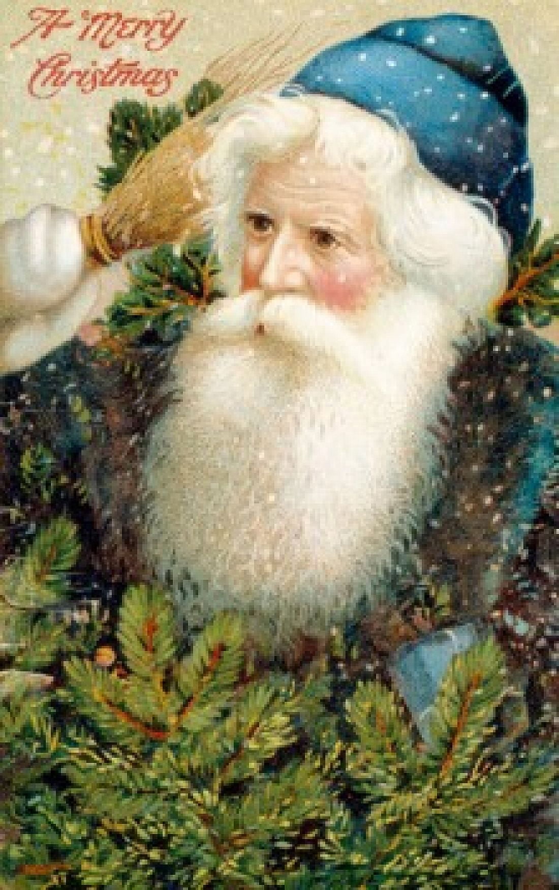 Merry Christmas Nostalgia Cards Canvas Art - (18 x 24)