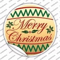 thumbnail image 1 of Merry Christmas Novelty Circle Sticker Decal X-Large, 1 of 2