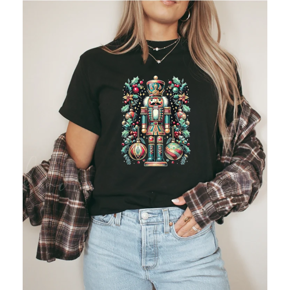 Merry Christmas Nutcracker Xmas Morning Holiday Season Unisex T-Shirt, up to Size 5XL