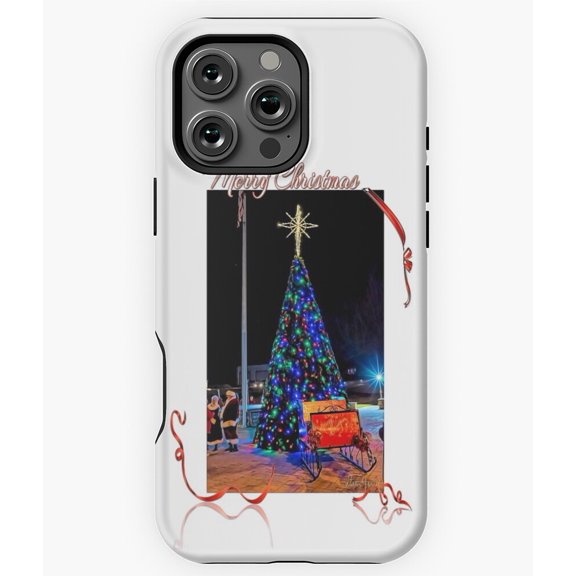 Merry Christmas Painting Holiday Art Phone Case for iPhone 16 15 14 13 12 11 Pro Max