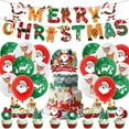 thumbnail image 1 of Merry Christmas Party Decorations Happy New Year Banner Garland Xmas Wall decor Indoor Party Supplies for Christmas Birthday Party Decorations (32 Piece Set), 1 of 5