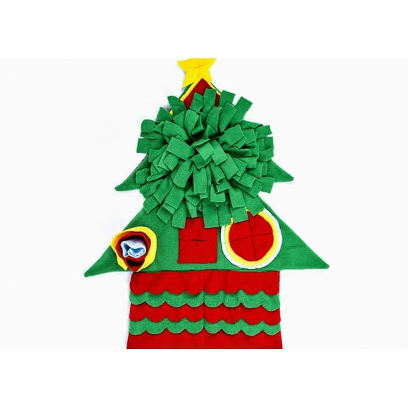 Merry Christmas Pets Puzzle Toys Snuffle Mat Christmas Tree