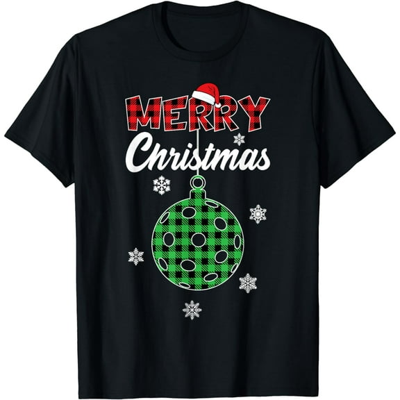 Merry Christmas Pickleball T-Shirt