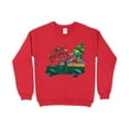 thumbnail image 1 of Merry Christmas Plaid Truck Shirt, Christmas Sweatshirt, Christmas Family Matching, Xmas Top, Holiday top for Women, Women's Xmas shirt, 1 of 10