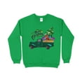 thumbnail image 1 of Merry Christmas Plaid Truck Shirt, Christmas Sweatshirt, Christmas Family Matching, Xmas Top, Holiday top for Women, Women's Xmas shirt, 1 of 10