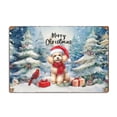 thumbnail image 1 of Merry Christmas Poodle Enjoys Woofmas Winter Xmas Holiday Horizontal Metal Aluminum Sign Poodles Dog Lover Gifts Idea Wall Art Home Decor - 02022, 1 of 5