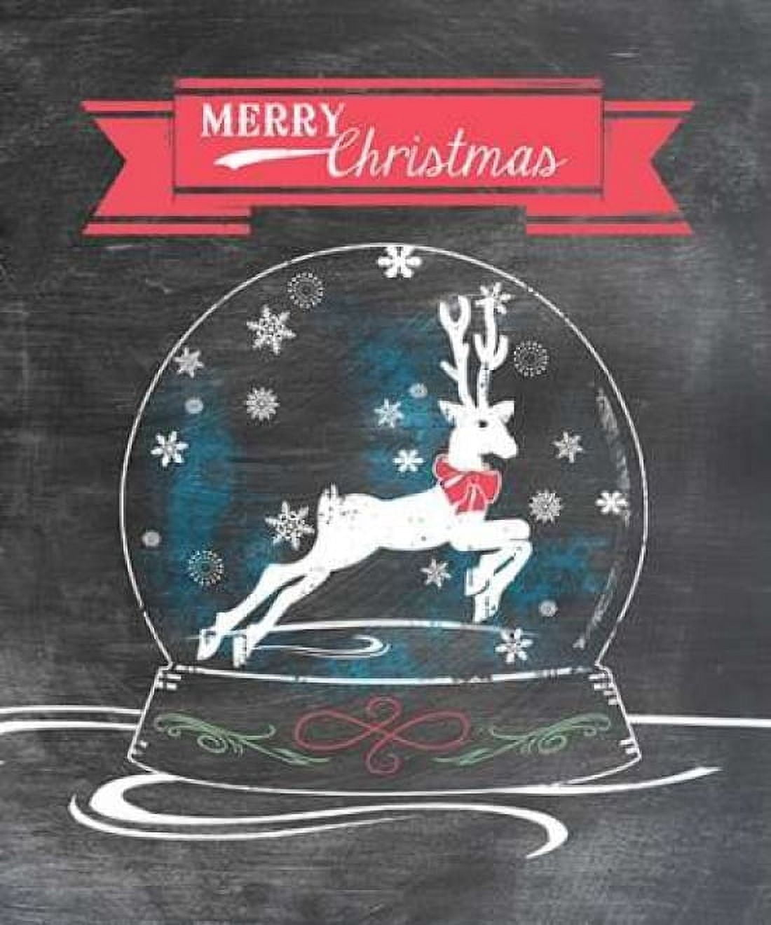 Merry Christmas - Red Canvas Art - Lisa Longfellow (20 x 24)