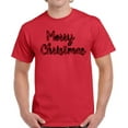 thumbnail image 1 of Merry Christmas Red Print Christmas Mens Shirt - S M L XL 2XL 3XL 4XL 5XL Xmas Graphic Tee - Christmas Gift Holiday T-Shirt for Men, 1 of 2