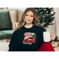 thumbnail image 1 of Merry Christmas Red Truck Sweatshirt, Christmas Holiday Shirt, 1 of 9