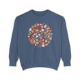 thumbnail image 1 of Merry Christmas Retro Design | Whimsical |Unisex Garment-Dyed Sweatshirt, 1 of 3