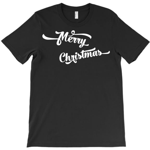 Merry Christmas Retro Holiday Party Celebration Graphic T-Shirt - Eco-friendly InkPerfect for Any Occasion G0086, Up to 5XL